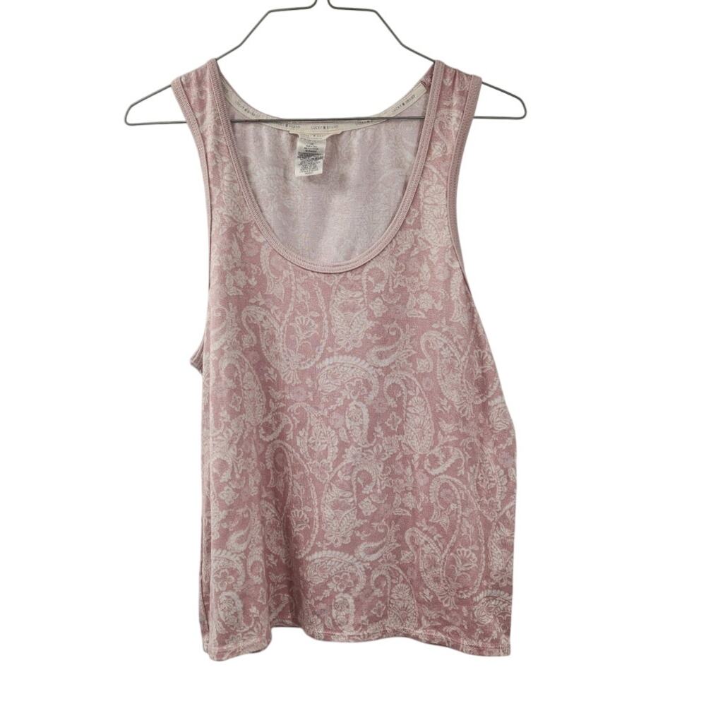 Lucky Brand Pink Sleeveless Tank Top - Women's Size Large